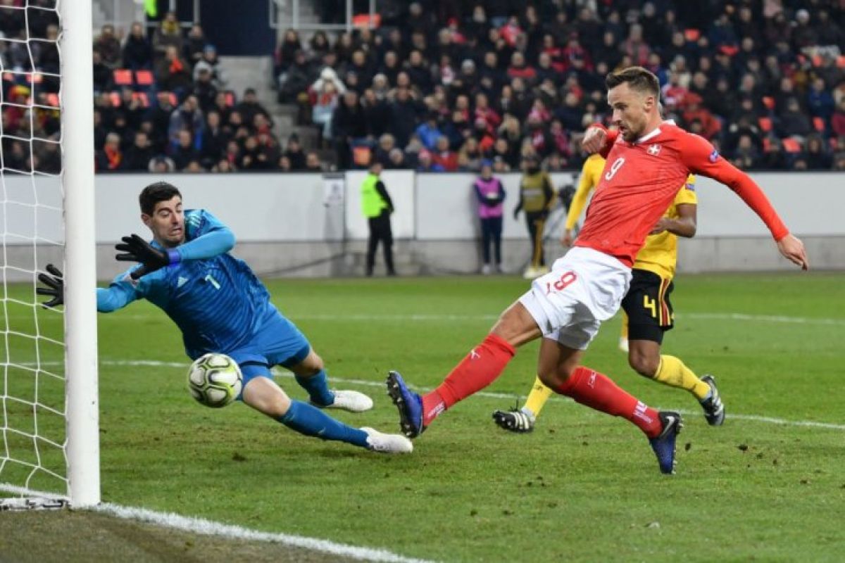 Swiss hancurkan Belgia dengan kemenangan 5-2