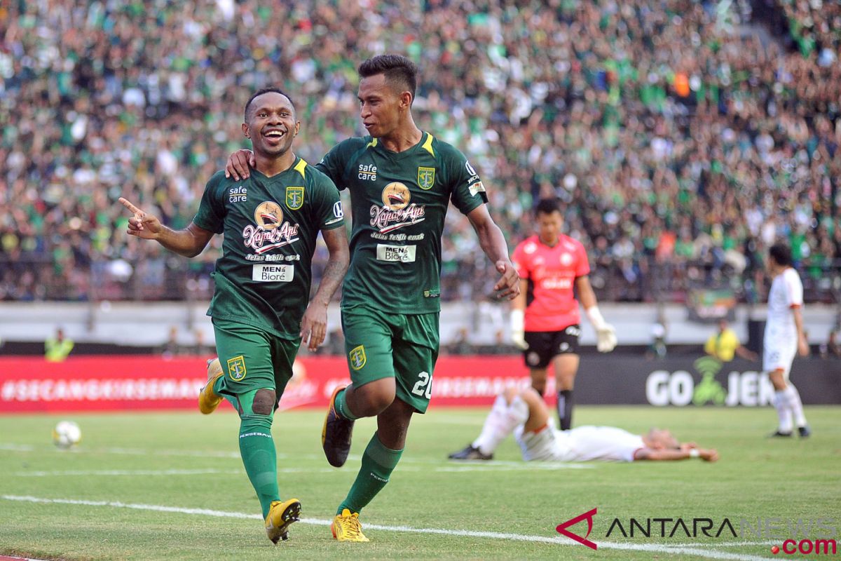 Persebaya menang 3-0 lawan Persija