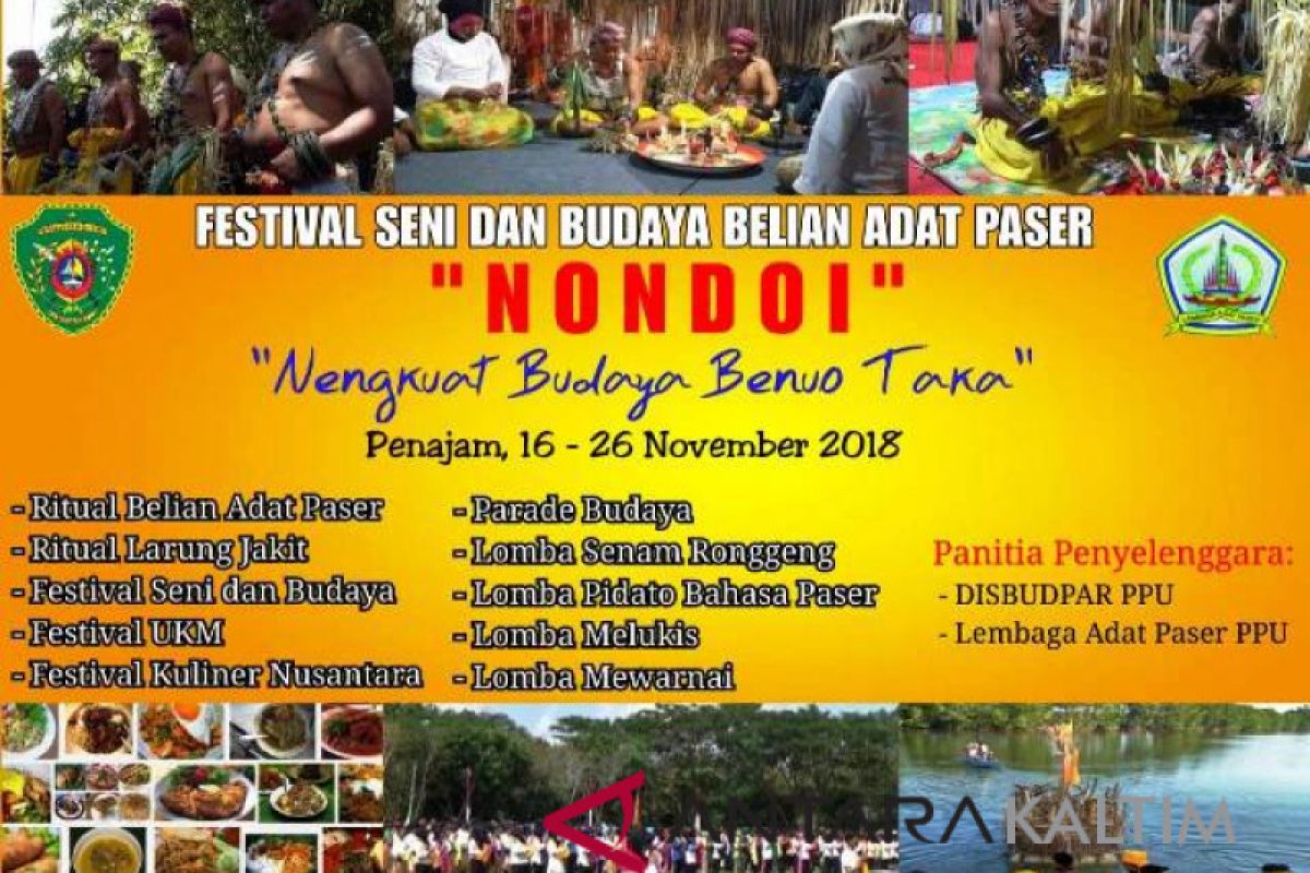 Belian Adat Paser Nondoi dimeriahkan ragam hiburan-lomba