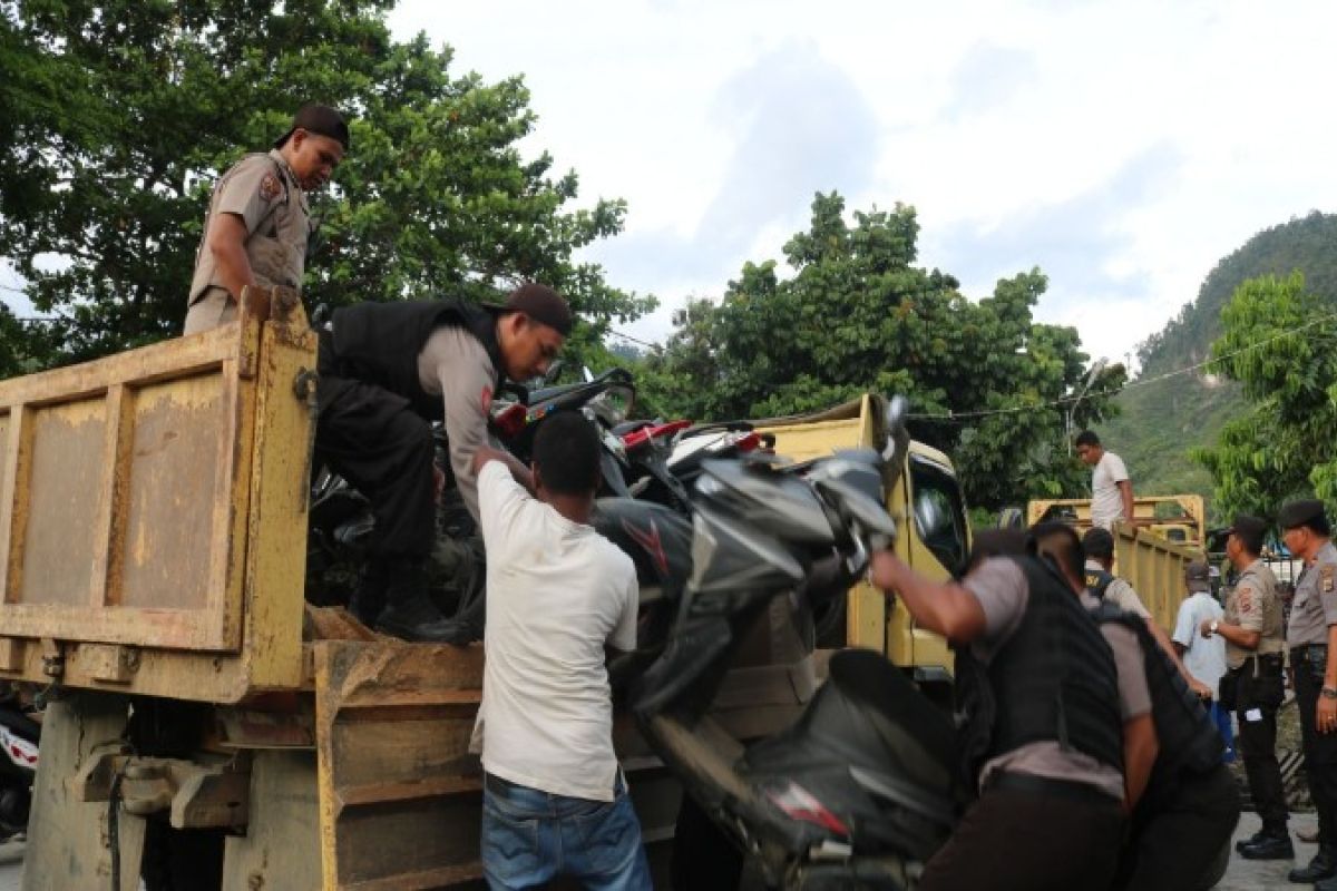 Polisi kembali sita puluhan sepeda motor curian dari rusunawa Waena