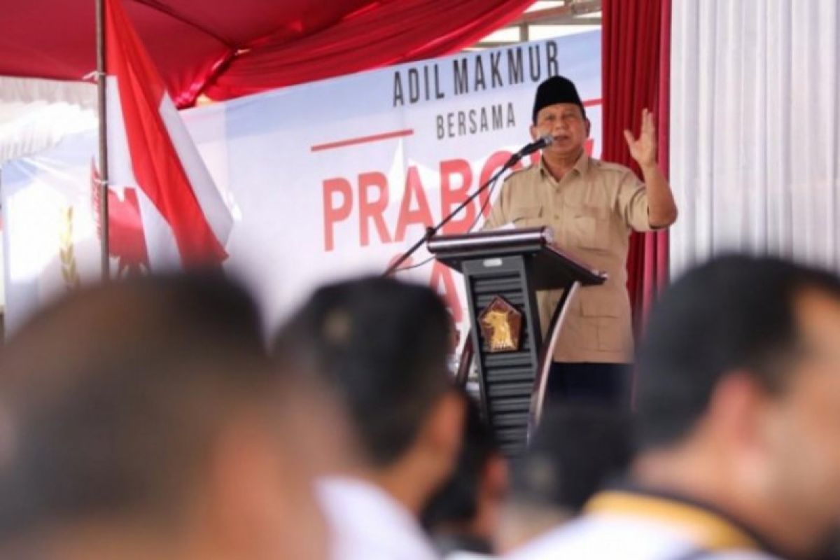 Harapan Prabowo ketika pergantian kekuasaan nanti berlangsung
