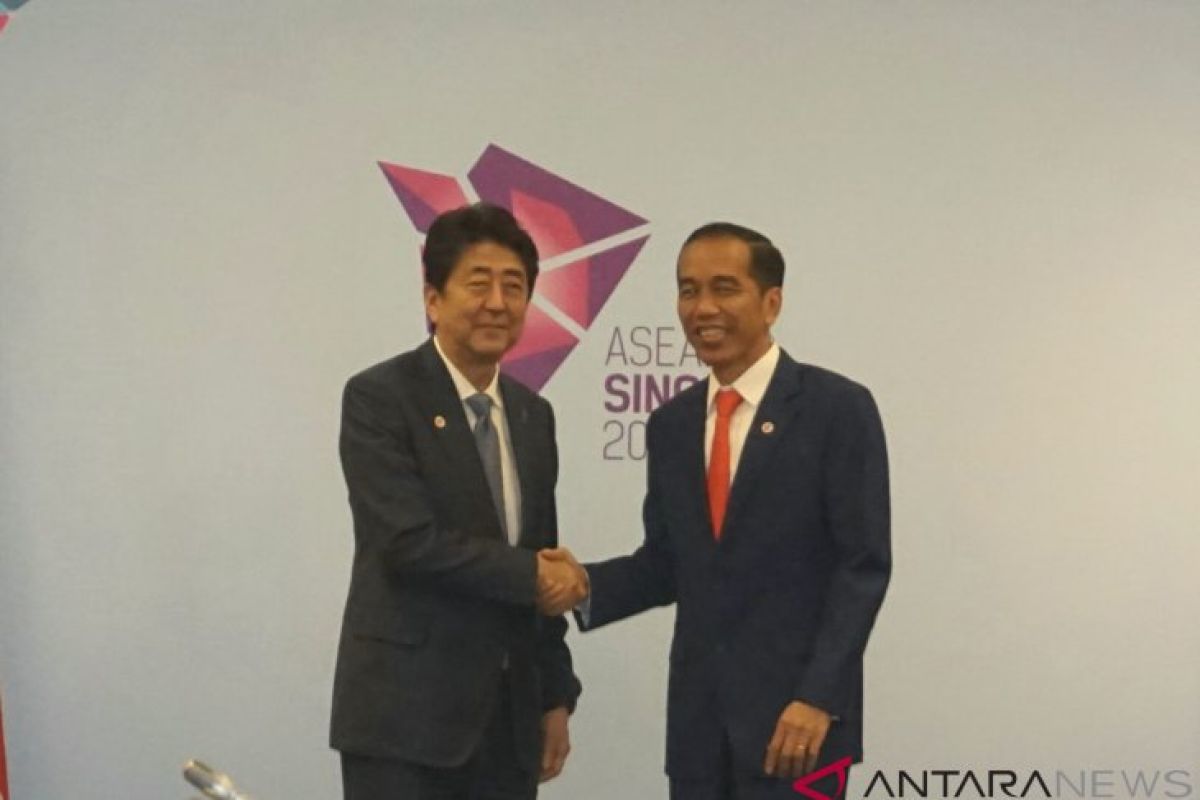 Presiden Jokowi lakukan pertemuan bilateral dengan PM Jepang
