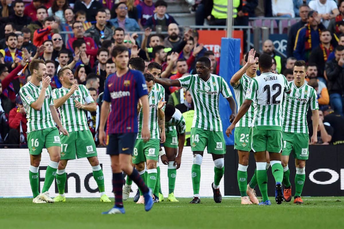 Betis permalukan Barcelona di Nou Camp