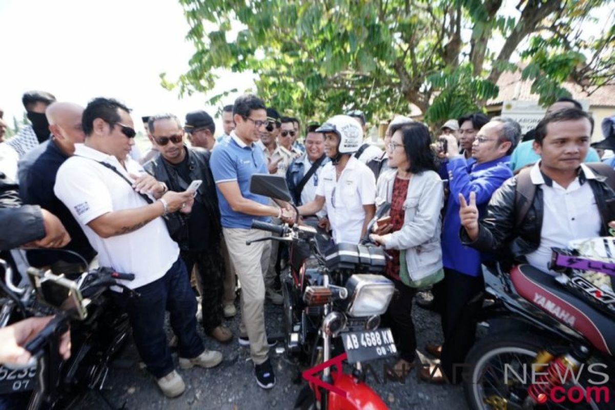 Sandiaga Uno bertemu komunitas motor RX King