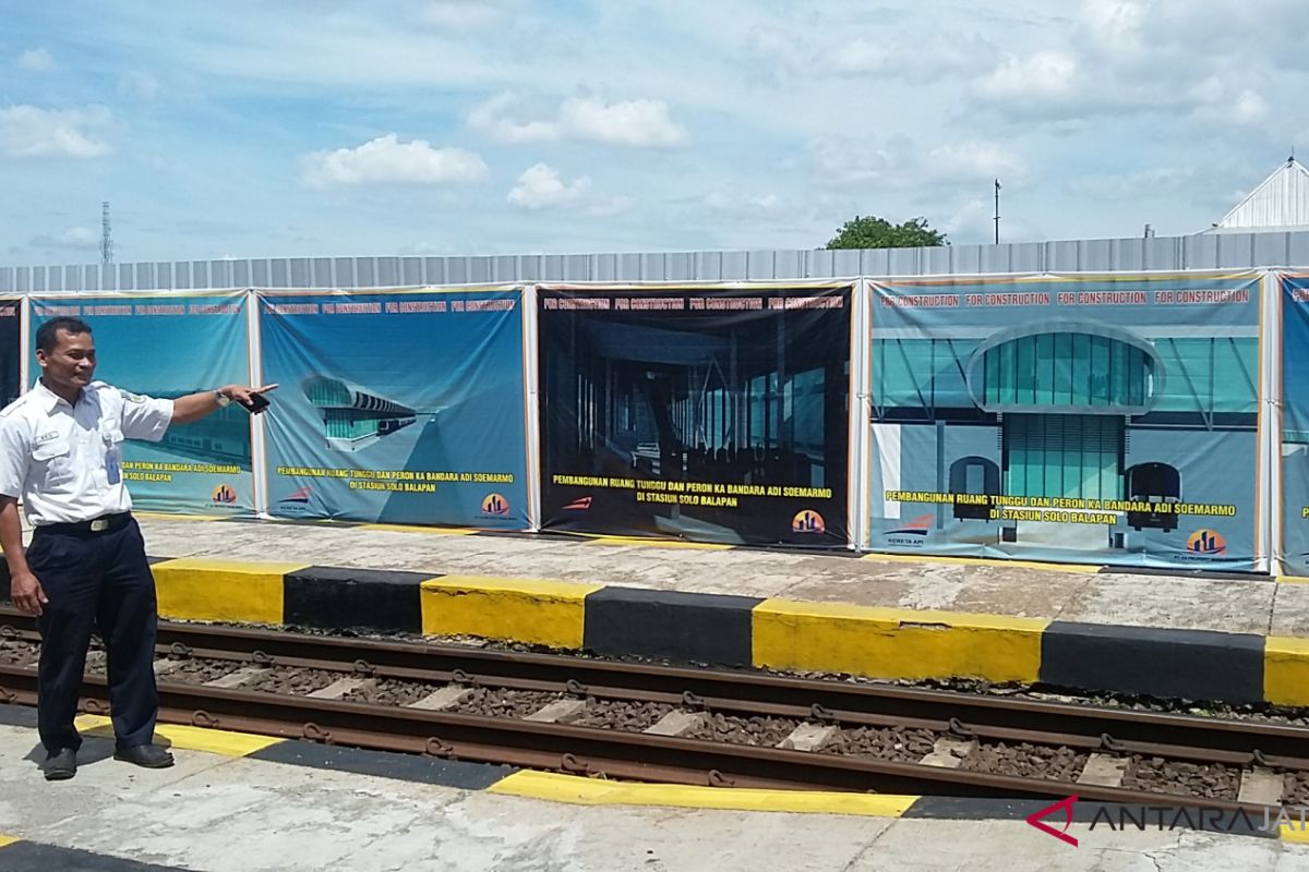 Stasiun Bandara Adi Soemarmo selesai Maret 2019