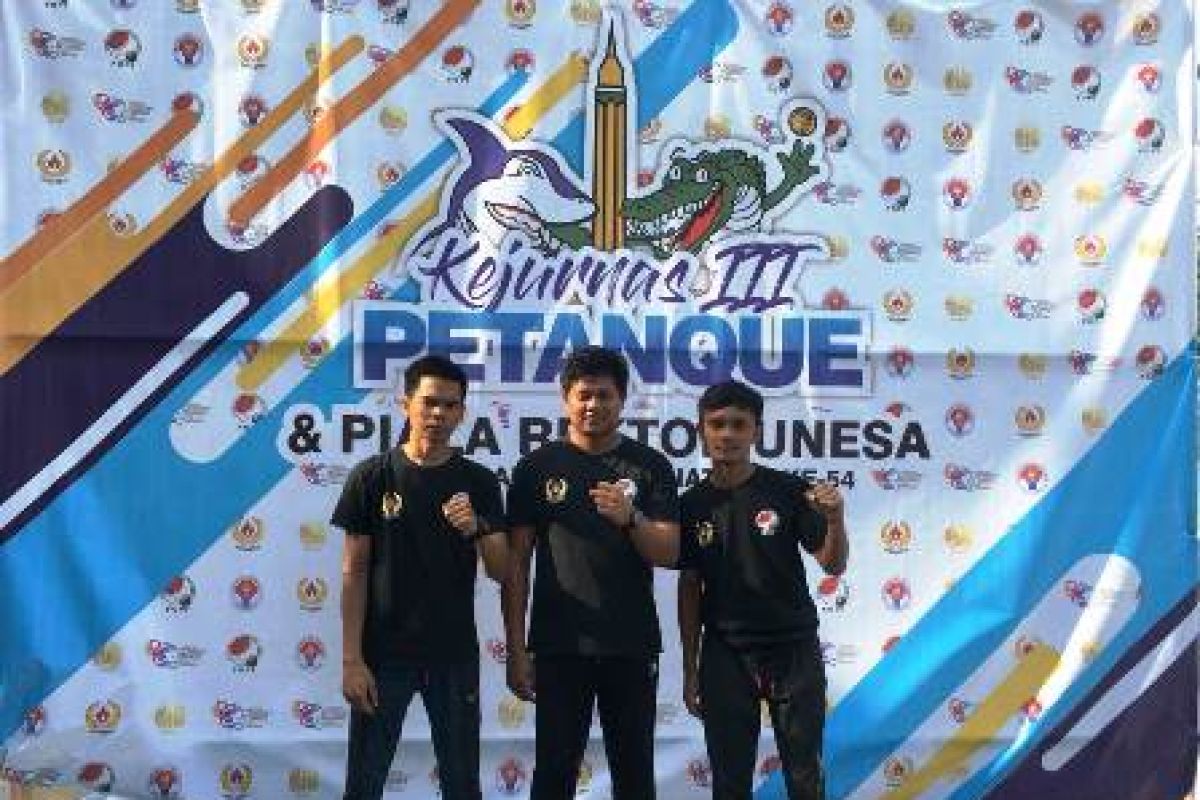 Sulsel juara umum Kejurnas Petanque Surabaya