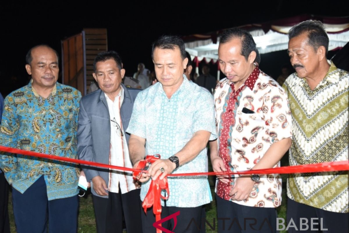 Wakil Bupati Bangka resmikan Pasar Kuliner Belinyu