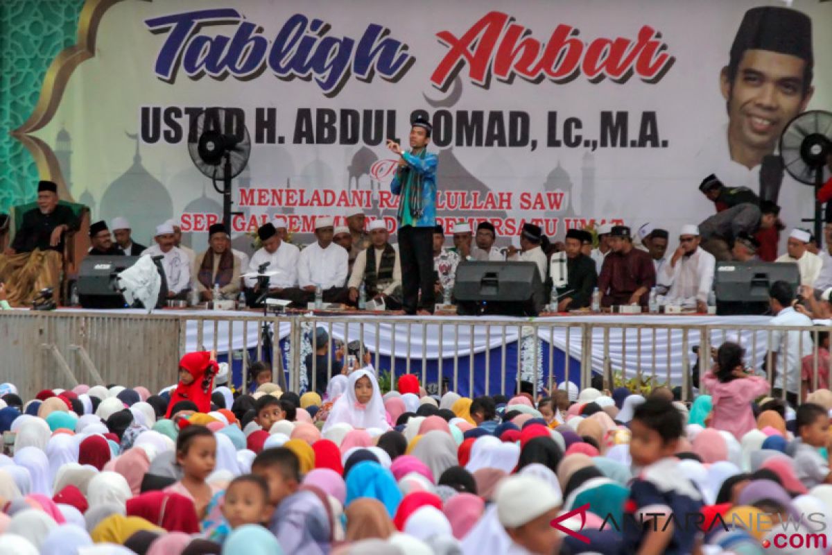 Ribuan warga padati tablig akbar UAS di Aceh Tengah