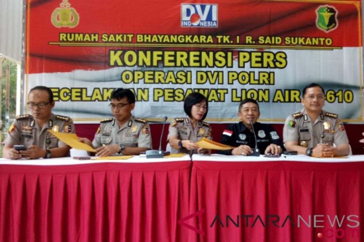 Polisi identifikasi penumpang Lion Air JT 610