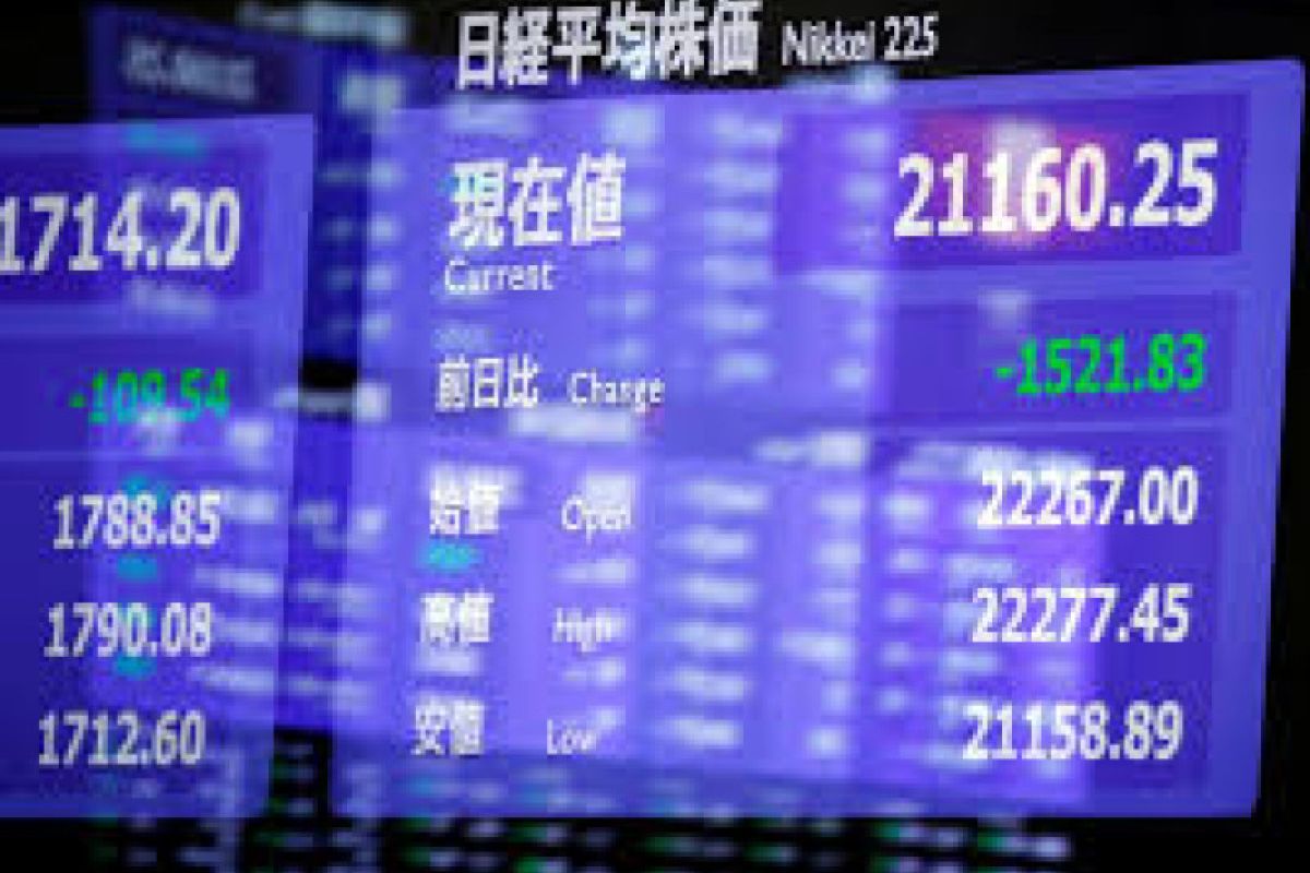 Saham Tokyo dibuka turun tajam, Indeks Nikkei anjlok 665,79 poin