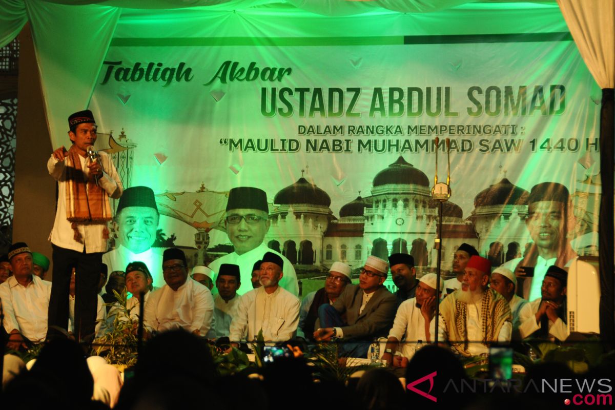 Ustadz Abdul Somad nyatakan banyak belajar dari ulama Minangkabau