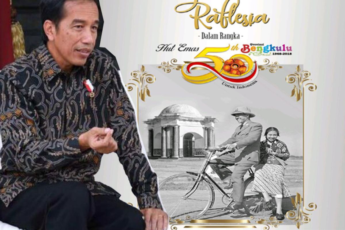 Presiden Jokowi hadiri HUT Emas 50 Tahun Bengkulu