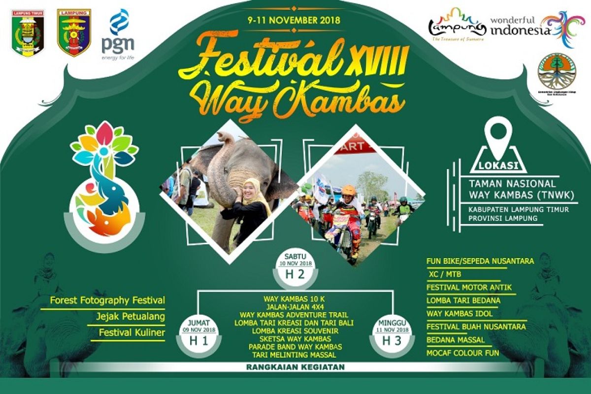 Saksikan Festival Way Kambas 2018