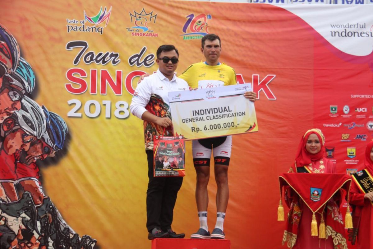 Pebalap Ukraina rebut jersey kuning etape II Tour de Singkarak