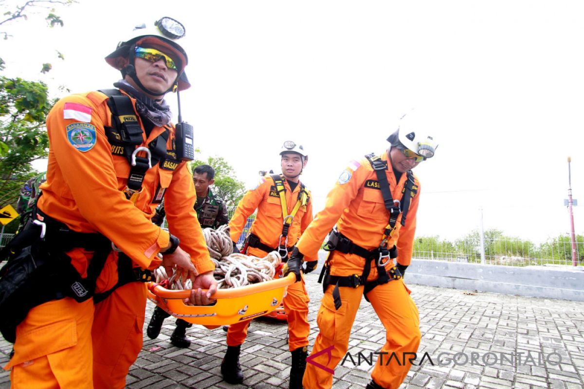 Lanal Gorontalo Gelar Latihan Tanggap Bencana