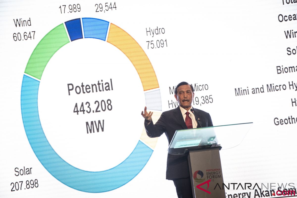 Kurangi impor migas, Luhut minta produksi energi terbarukan digenjot