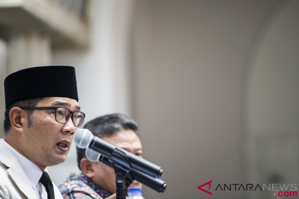 Ridwan Kamil sedih bupati Cianjur terjaring operasi tangkap tangan
