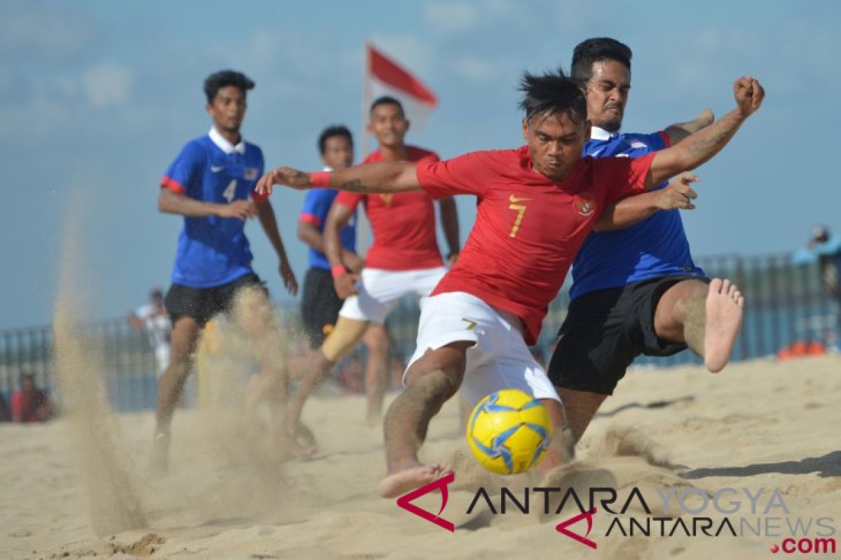 Tim sepak bola pantai Indonesia incar peringkat tiga