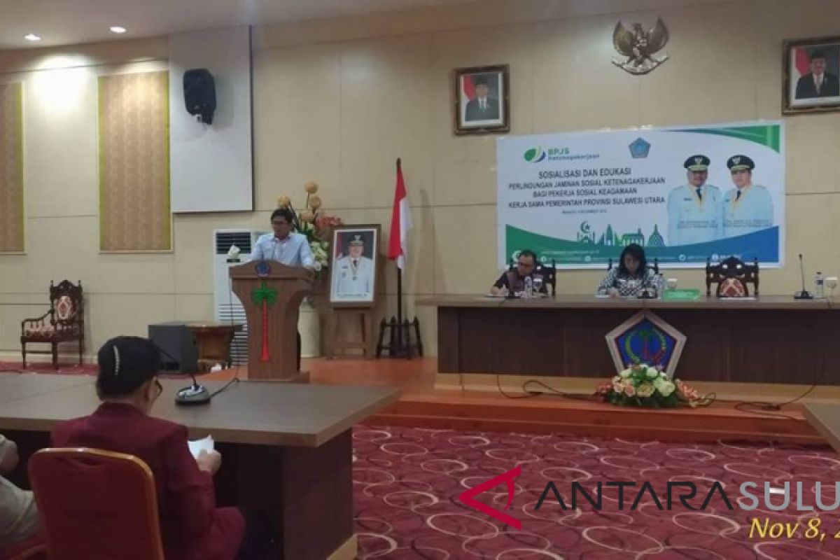 BPJSTK-Pemprov secara masif sosialisasi-edukasi jaminan sosial pekerja agama