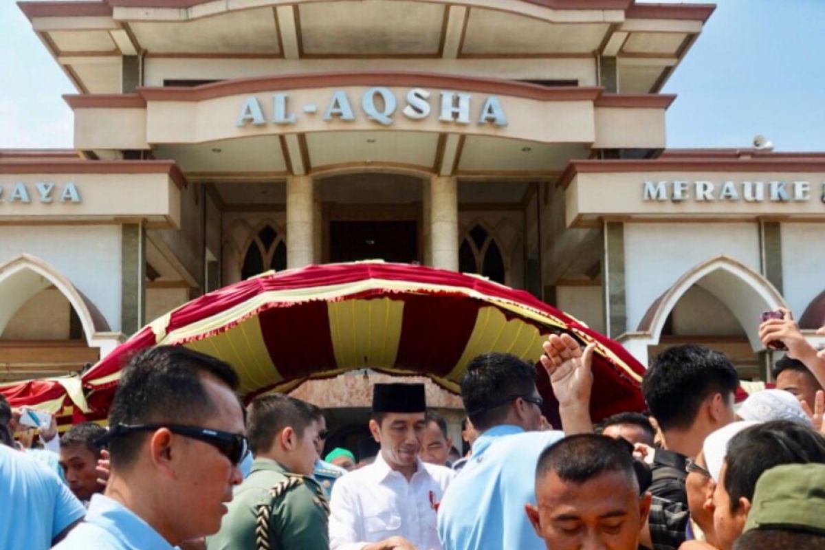 Presiden Berpesan Agar Masyarakat Merauke Tetap Jaga Kerukunan