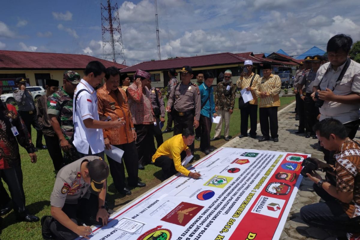 Pemkab Kapuas Hulu gelar deklarasi damai untuk Pemilu 2019