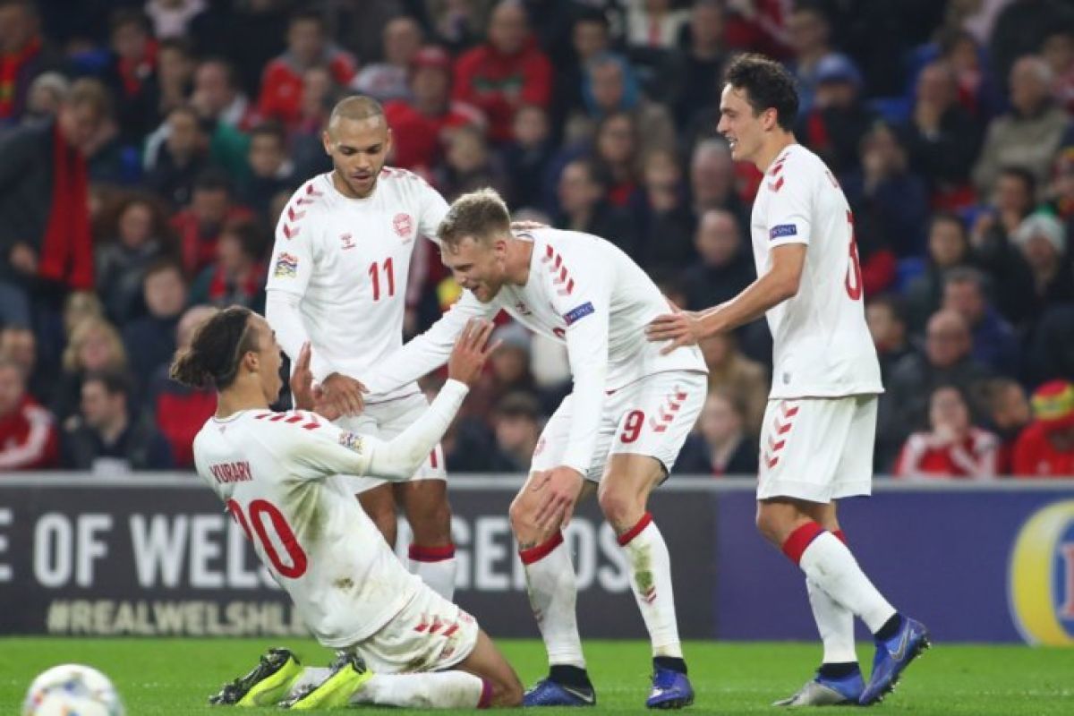 Tekuk Wales, Denmark pastikan promosi  strata tertinggi Nations League