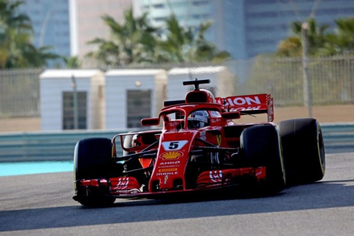 Vettel tercepat hari pertama di tes pramusim F1 di Abu Dhabi