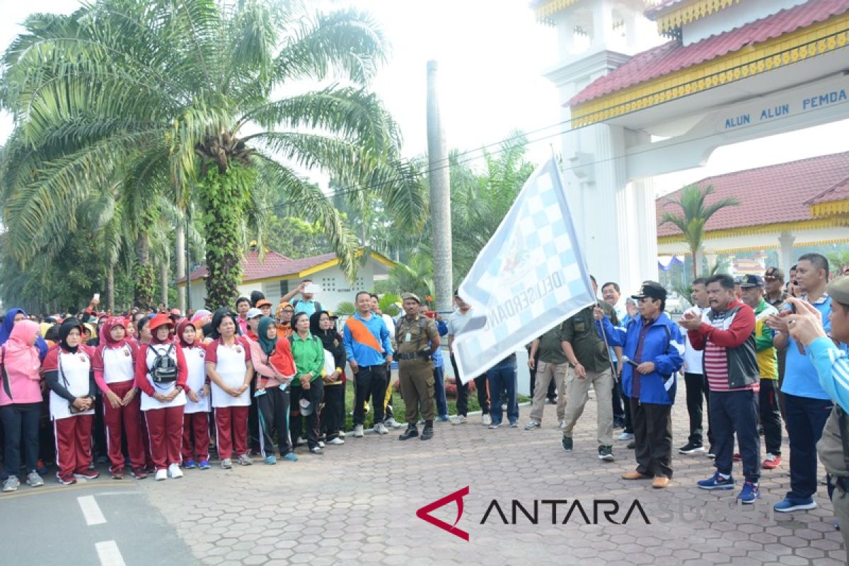 Ribuan ASN Deliserdang jalan santai