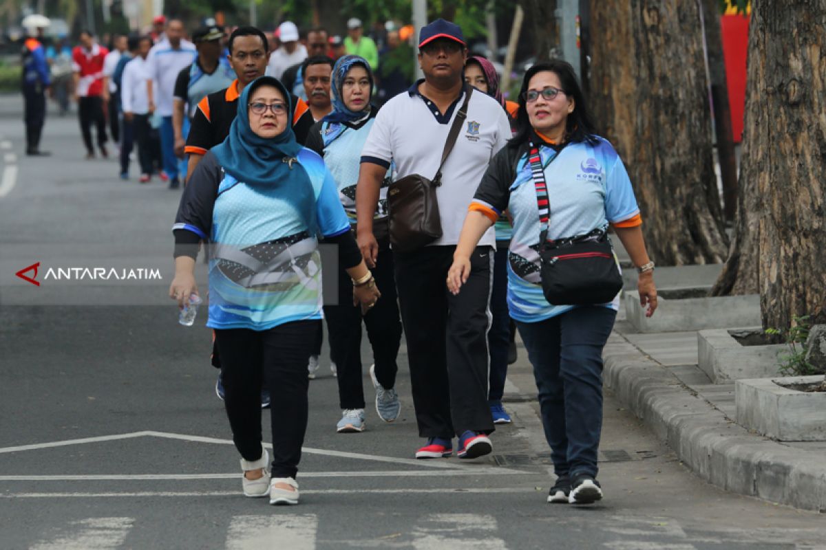 Ribuan ASN Pemkot Surabaya Peringati HUT ke-47 Korpri