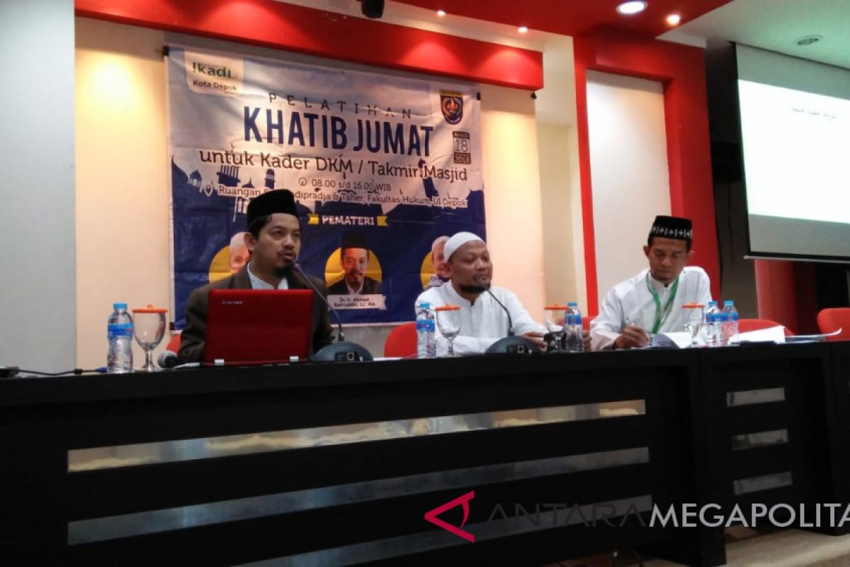 Ikadi Depok bekali pemahaman 100 Khatib Jumat