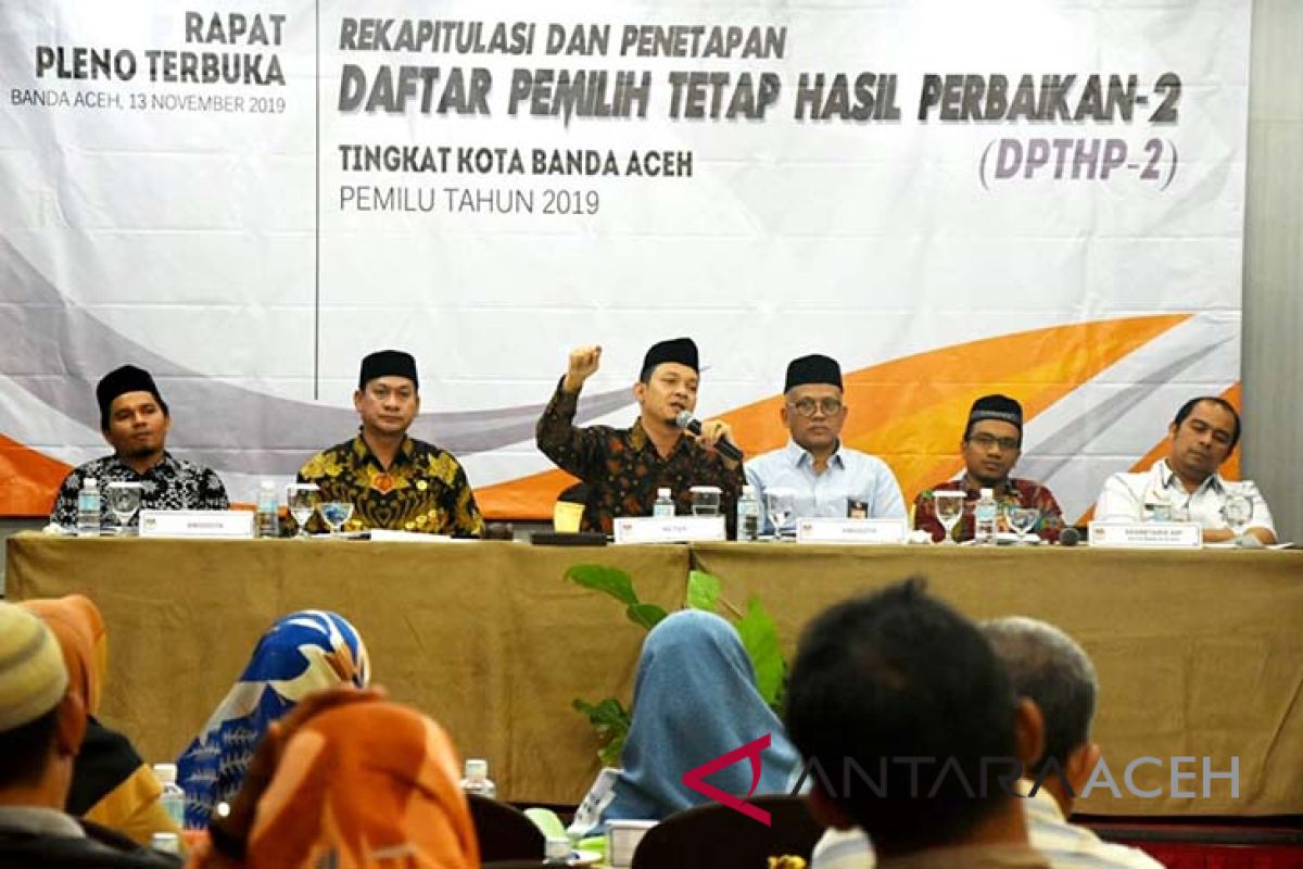 Pemilih di Banda Aceh berkurang 463 orang