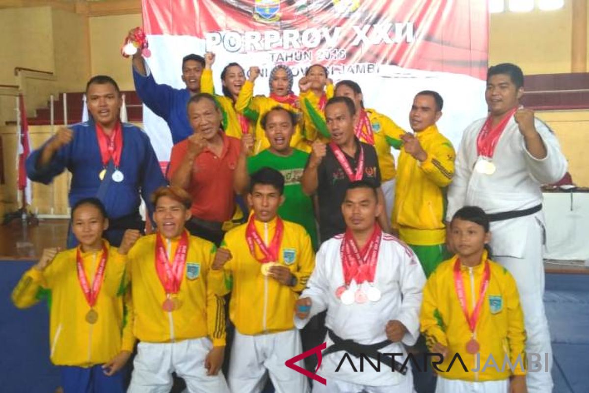 Kota Jambi juara umum judo Porprov XXII/2018