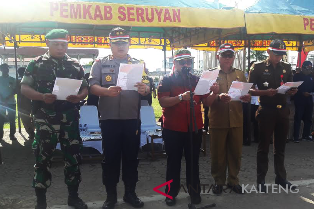 180 polisi dikerahkan mengamankan Pilkades di Seruyan