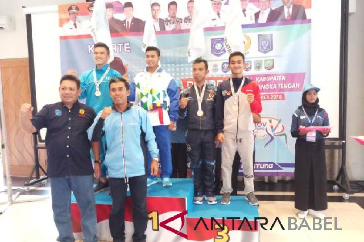 Tim Karate Bangka Selatan sumbang dua perunggu di Porprov