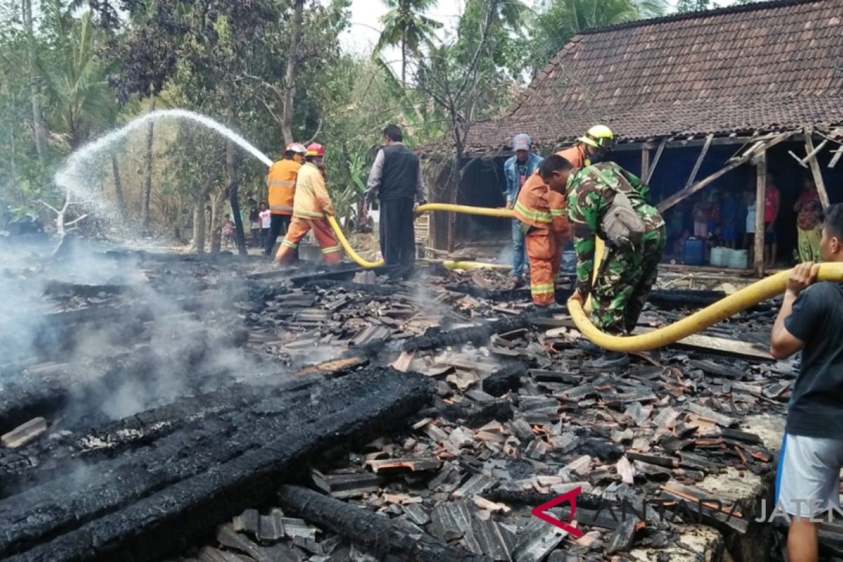 6 rumah warga Boyolali ludes terbakar