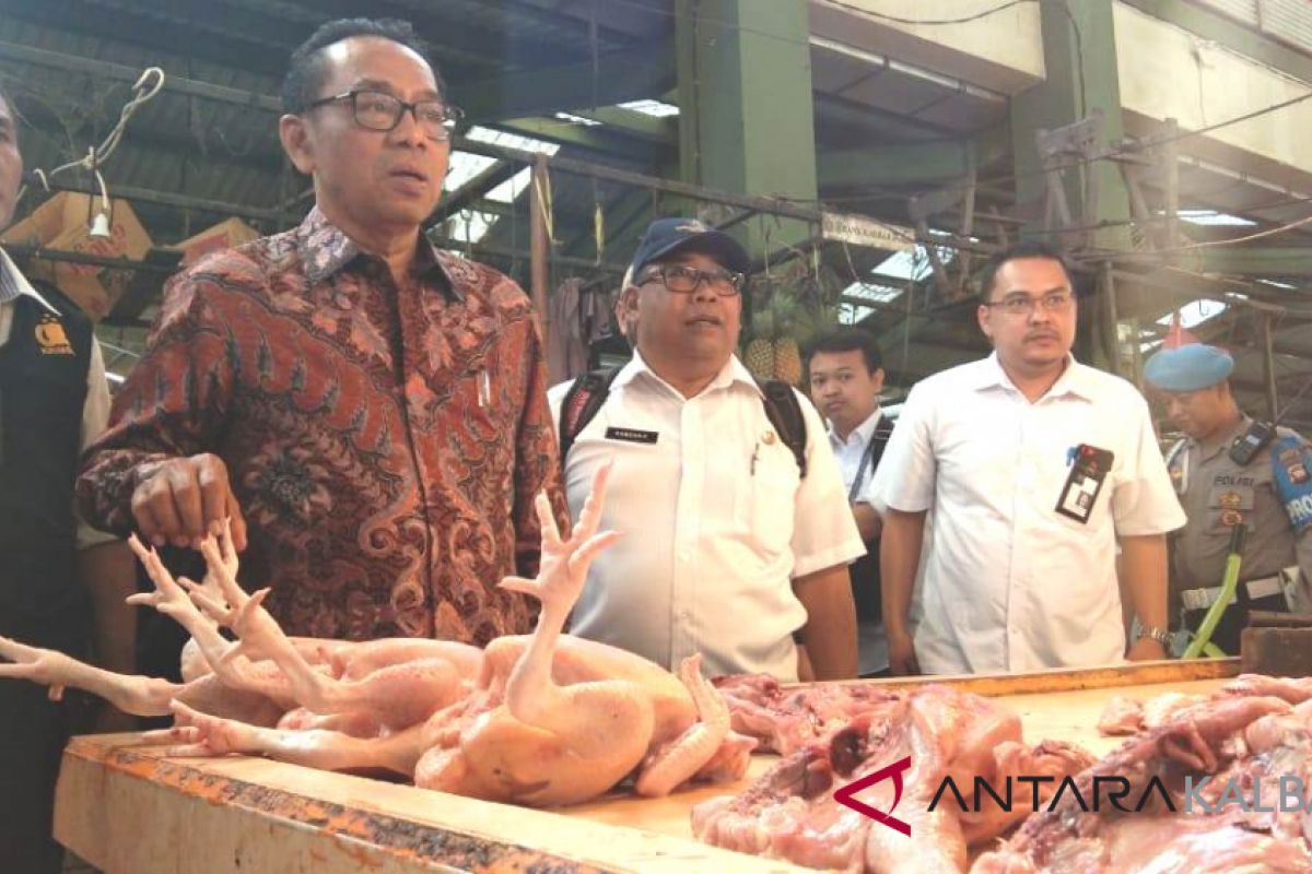 Sekjen Kemendag pantau harga pangan di Pasar Flamboyan