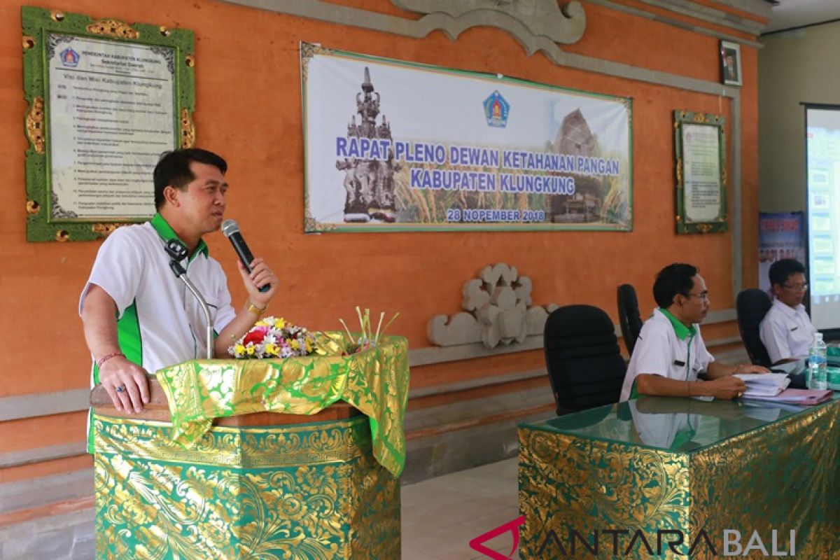 Bupati Klungkung gundah, program ketahanan pangan tidak maksimal