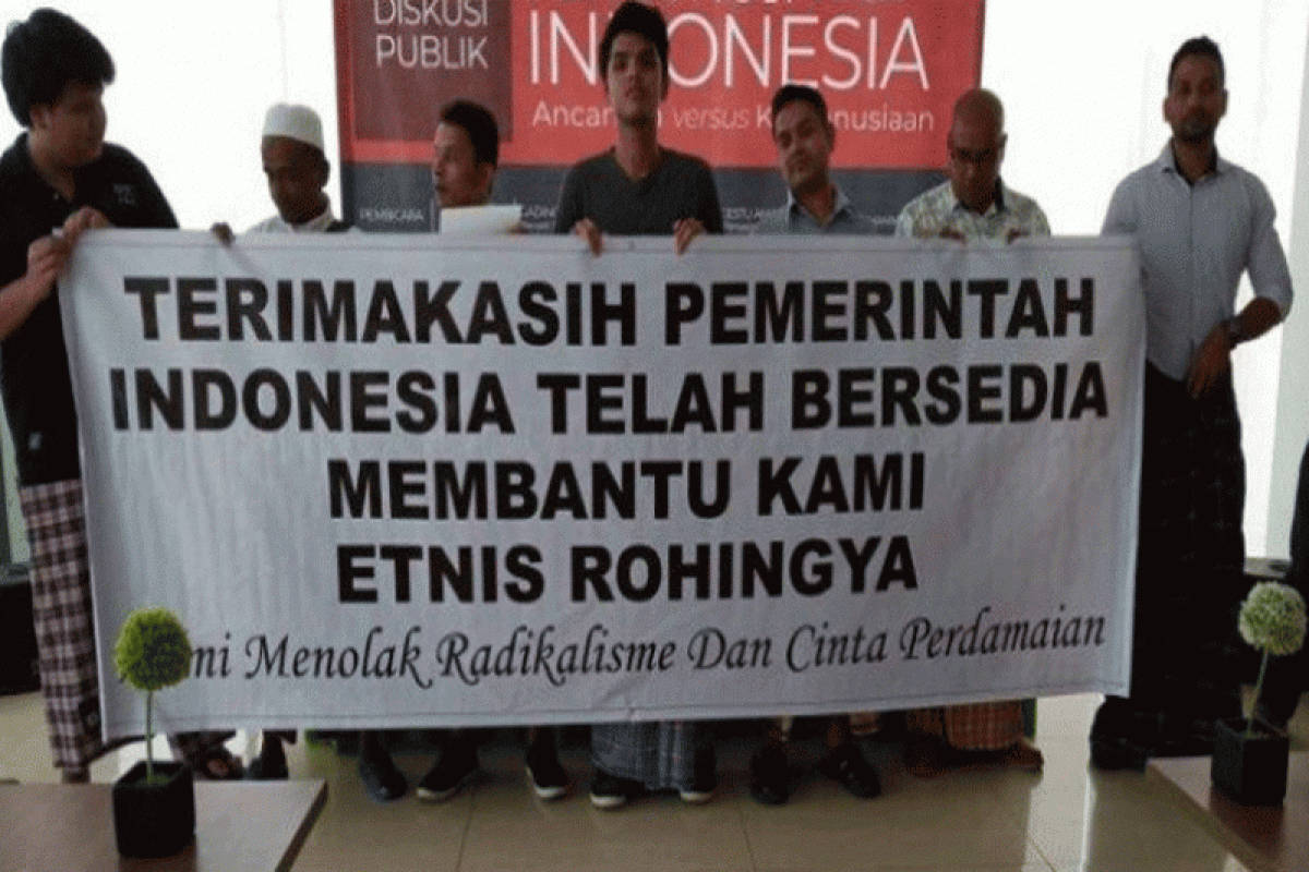 Pengungsi rohingya ucapkan terima kasih kepada Indonesia