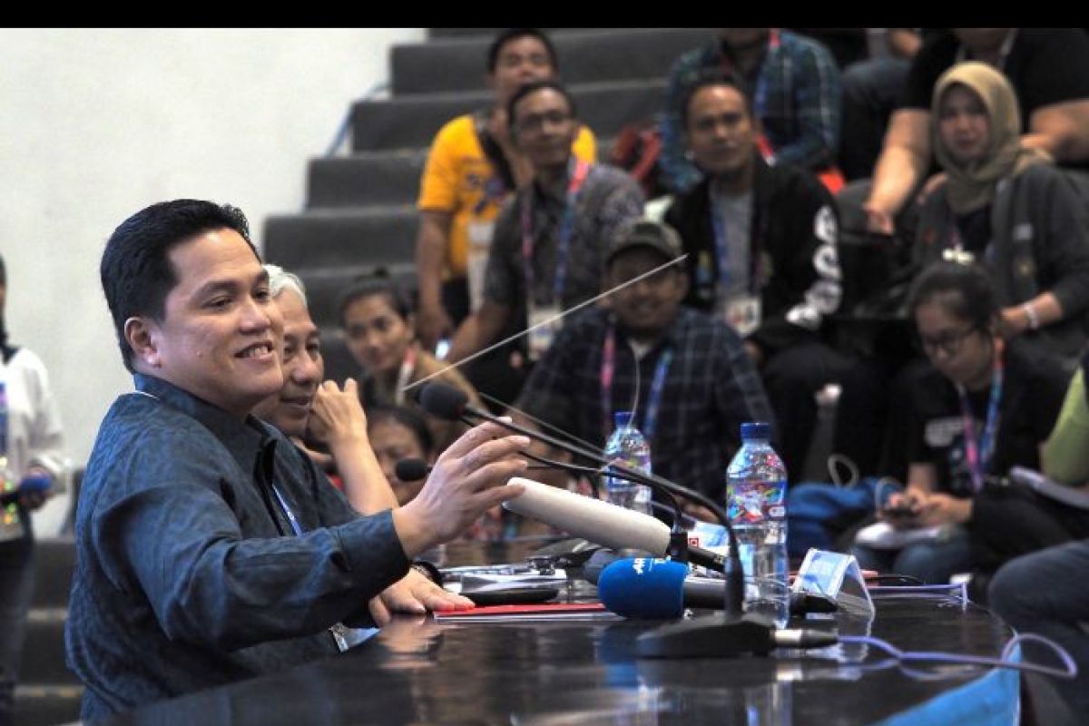 Erick Thohir berminat masuk dalam liga sepak bola nasional