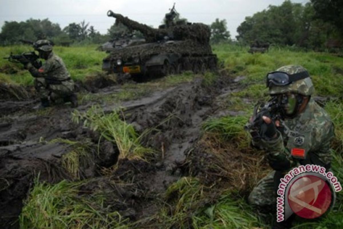 Ribuan personel Kostrad latihan gabungan di Baturaja