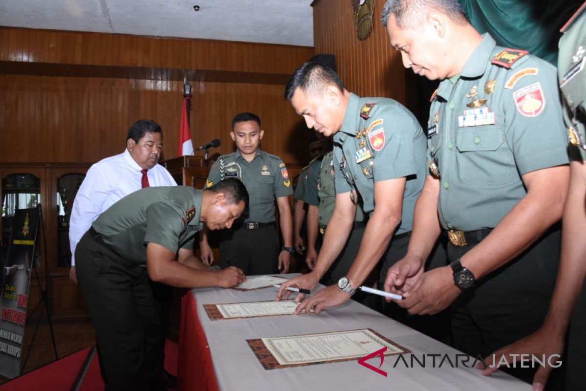 Kodam IV/Diponegoro bangun zona integritas bebas korupsi