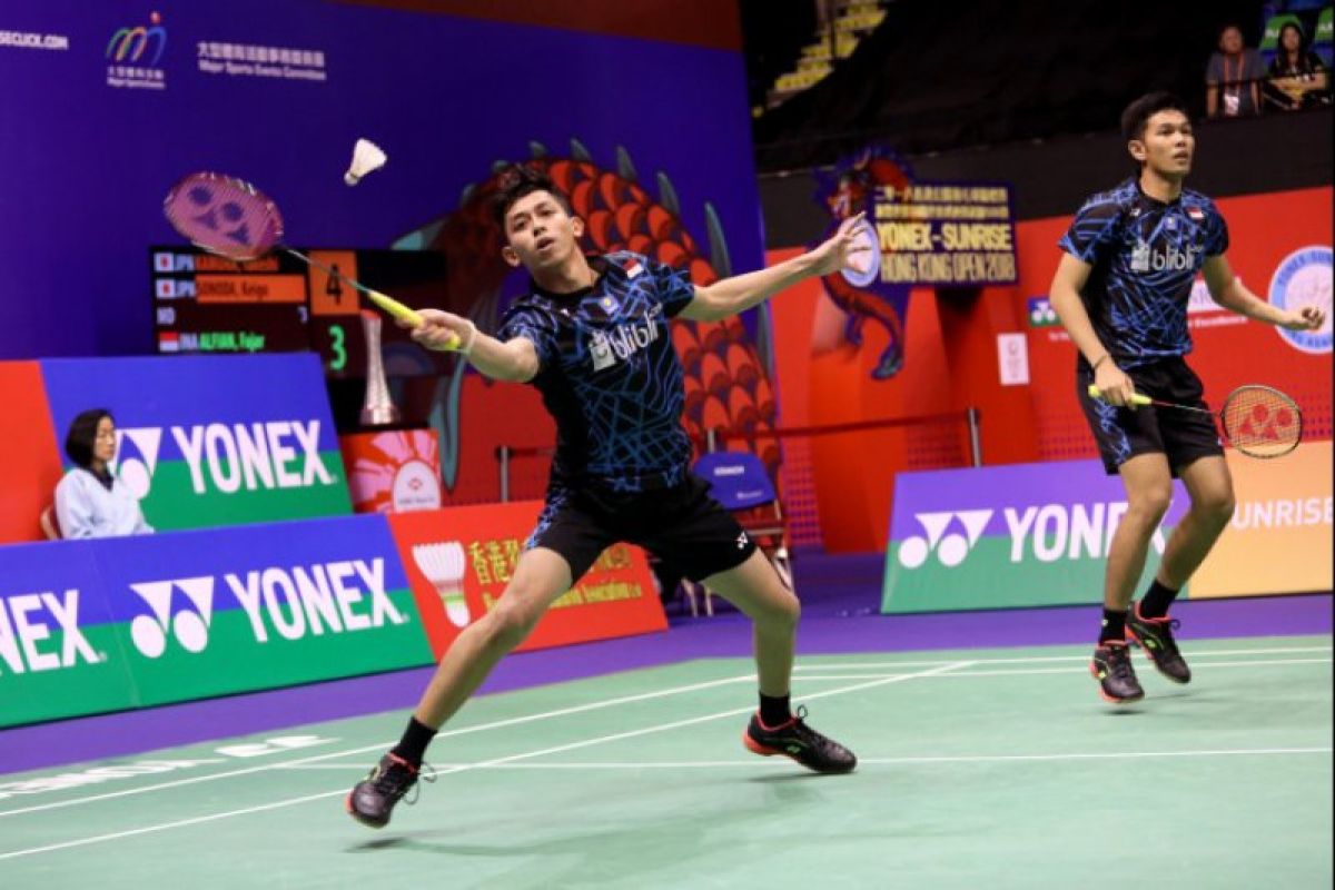 Fajar/Rian kandas pada semifinal Hong Kong Terbuka 2018