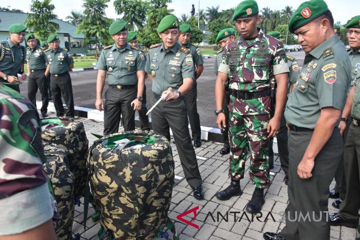 Pangdam resmikan pembentukan Peleton Siaga Bencana