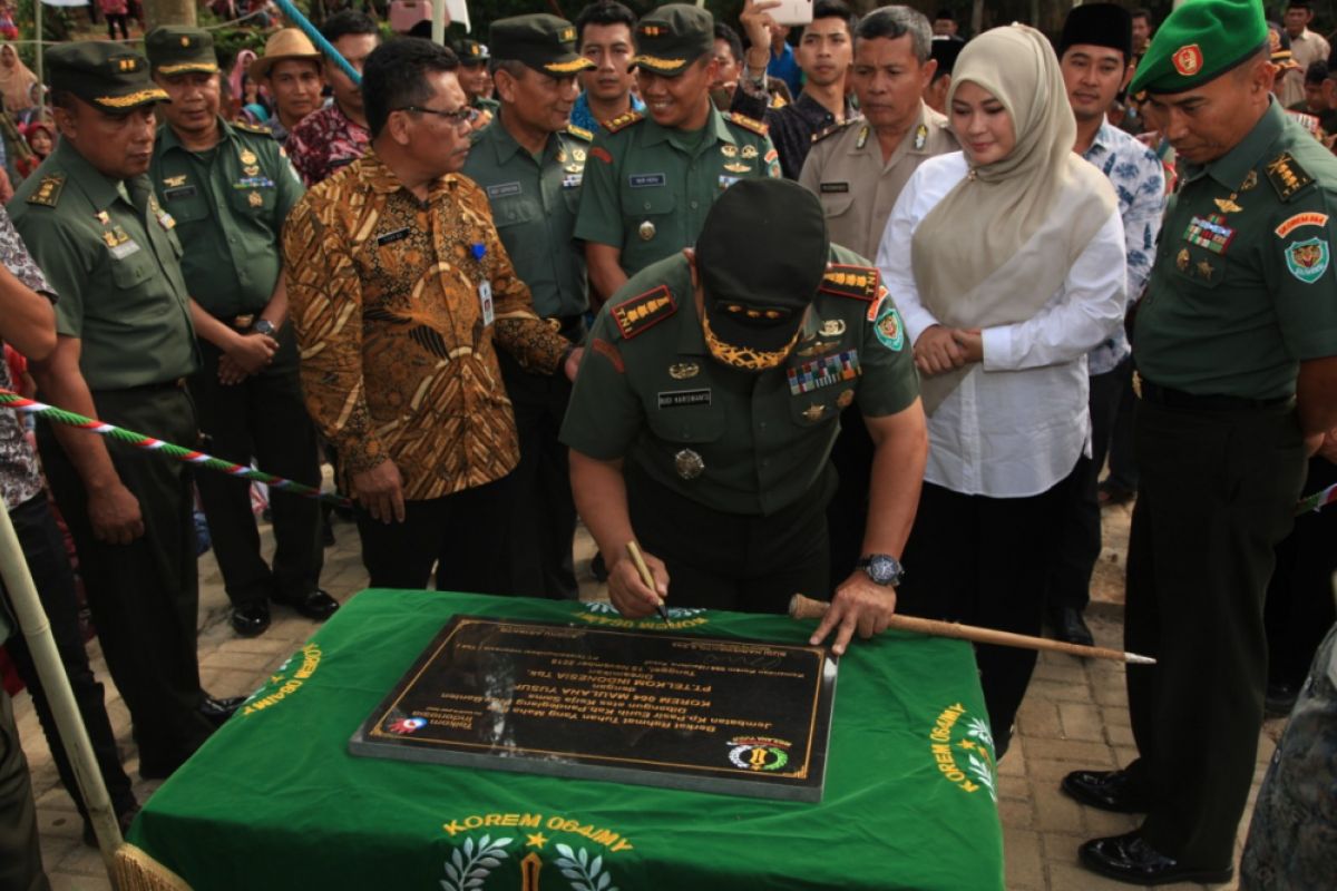 Peresmian jembatan gantung Pasir Eurih, Pandeglang