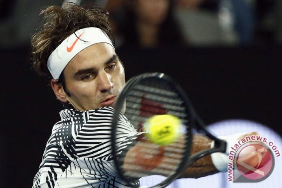 Bangkit dari ketertinggalan, Federer kalahkan Albot di Miami Open