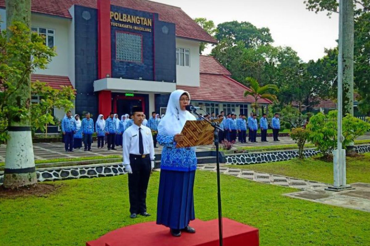 Polbangtan YoMa gelar upacara HUT ke-47 Korpri