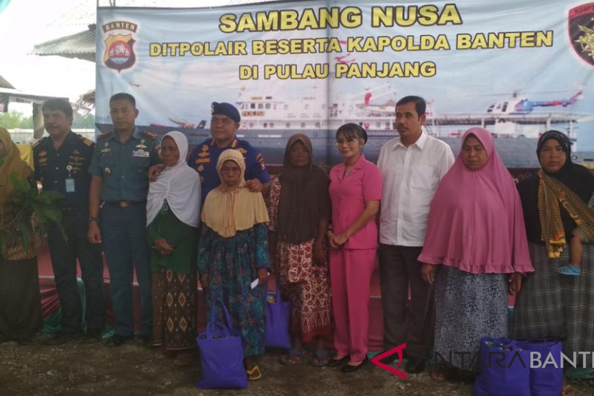 Polair Polda Banten Gelar Sambang Nusa Ke Pulo Panjang