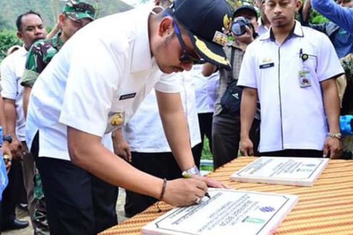 Bupati Sinjai resmikan program padat karya