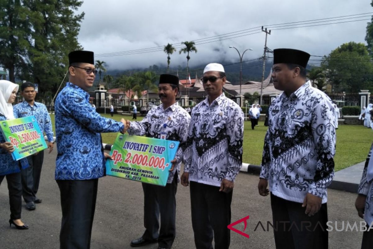 Wabup Pasaman apresiasi sekolah pemenang Genovik