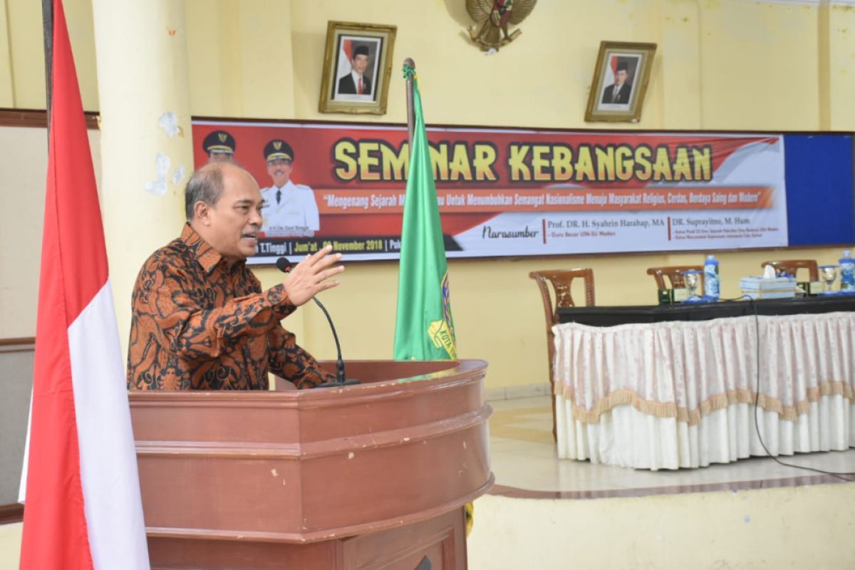 Wali Kota menilai semangat kebangsaan belum 100 persen